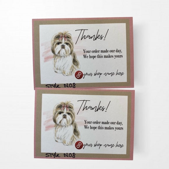 New Thank you Card, Personalized 100 Poshmark  Thank You Cards - Picture 3 of 8